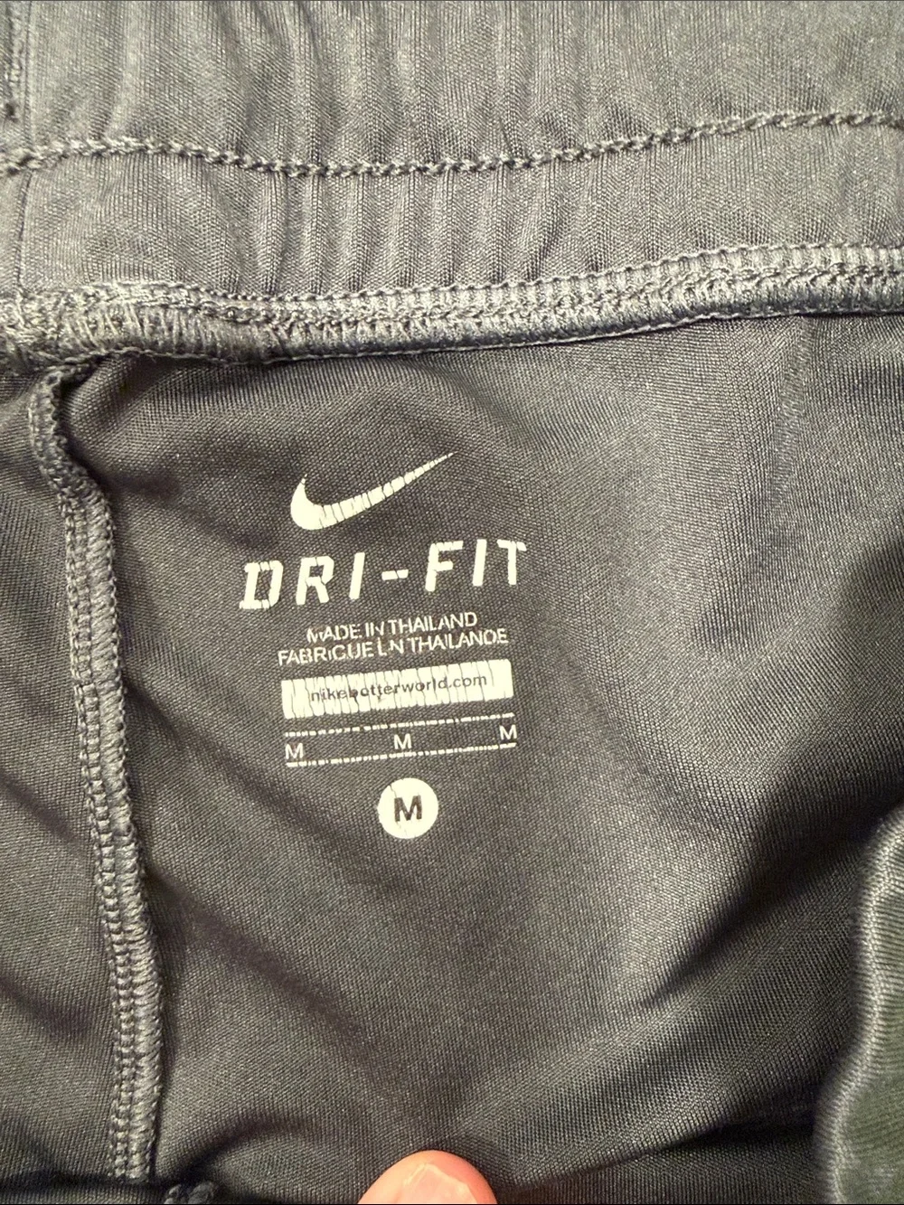 Nike gray  Athletic Shorts with Lime Green Accents